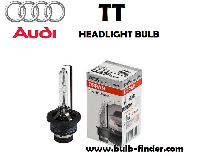 Audi TT headlights bulb type