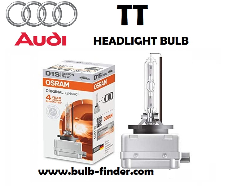 Audi TT headlight bulb type