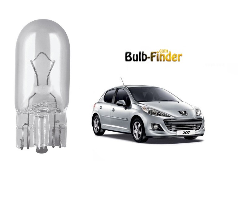 Peugeot 207 interior glovebox compartment halogen model