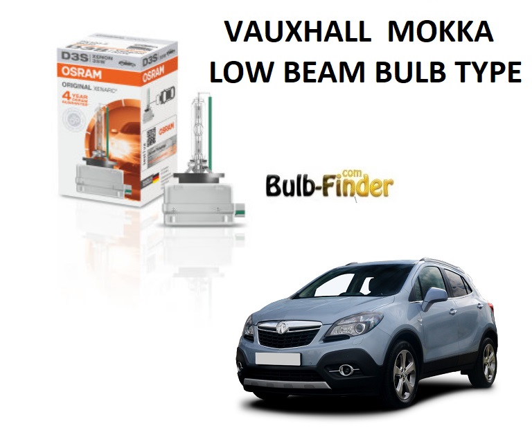 Vauxhall Mokka bulbs model