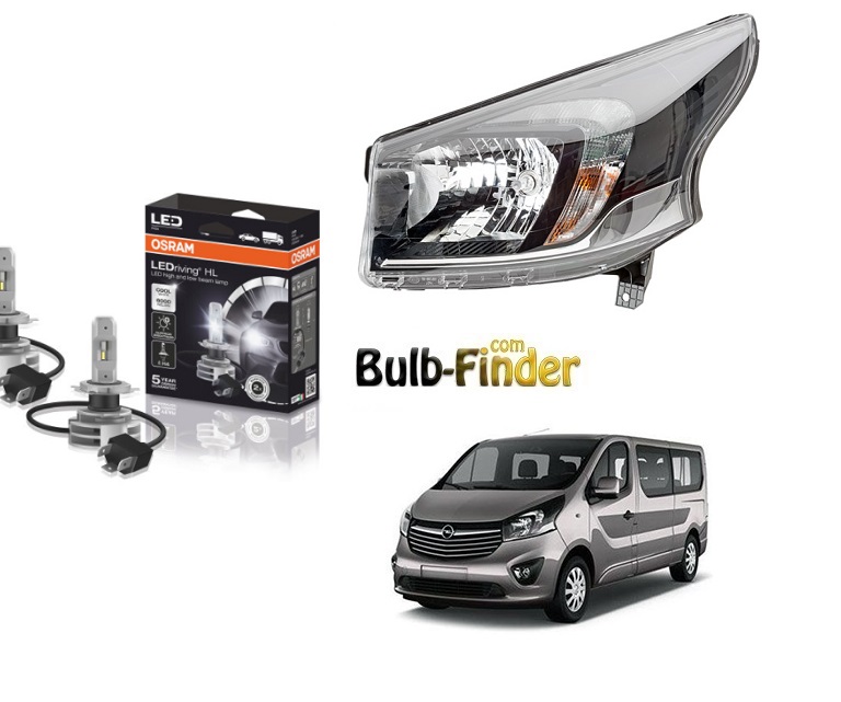 Vauxhall Vivaro mK2 BULBS TYPE